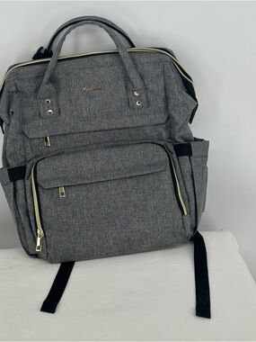 Grey Casual Backpack - Unbranded